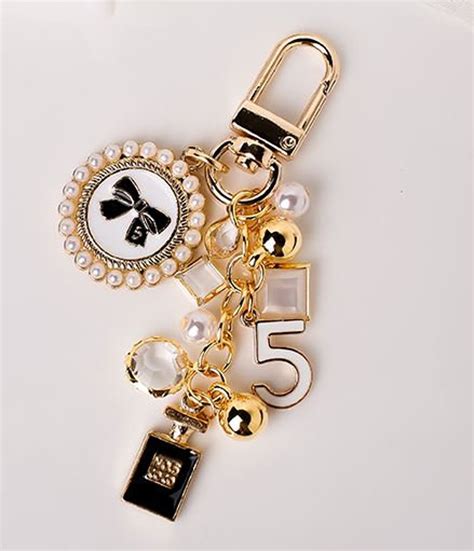 chanel keychains replica|chanel fluffy keychain.